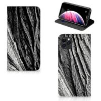 Book Wallet Case Apple iPhone 11 Pro Max Boomschors Grijs - thumbnail