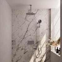 Chrome Edition thermostatische inbouw regendouche met drukknoppen SET 72 - thumbnail