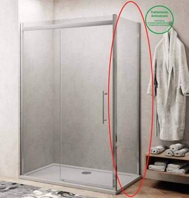 Zijwand voor Douchecabine Lacus Procida 75x210 cm 8 mm Nano Glas Lacus