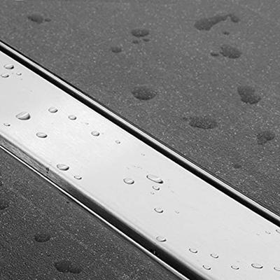 Easy Drain Compact Zero afvoergoot enkele plaat met zijuitloop 6x70cm 50mm RVS edcomz700-50 - thumbnail