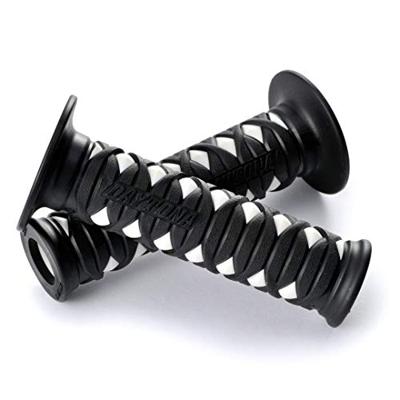 DAYTONA handvat "katana" rubber grip katan sw/we 125 open