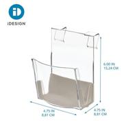 iDesign - Haarverzorging Houder, 12 x 12 x 15 cm, Hangend, Kunststof - - thumbnail