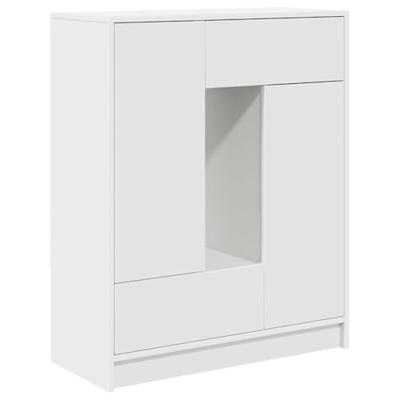 Dressoir met lades en deuren 73x31x90 cm wit Dressoir met lades en deuren 73x31x90 cm wit