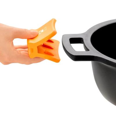 Kookpot BRA A270545 Zwart Zwart/Oranje Metaal Aluminium (45 cm) - thumbnail
