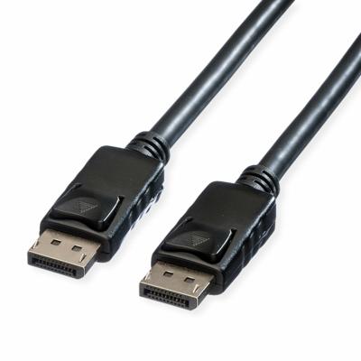 ROLINE DisplayPort kabel, DP-DP, v1.2, M - M, TPE, zwart, 7,5 m ROLINE DisplayPort kabel, DP-DP, v1.2, M - M, TPE, zwart, 7,5 m
