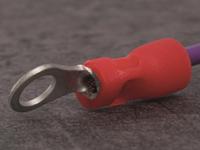 Quadrios 22C459 Ringkabelschoen Dwarsdoorsnede (max.): 6.0 mm² Schachtdiameter: 8.5 mm Deels geïsoleerd Geel 1 set(s) - thumbnail