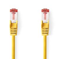 Nedis CCGL85221YE15 Cat6-kabel Rj45 Male Rj45 Male S/ftp 1.50 M Rond Lszh Geel Label - thumbnail