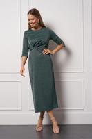 Valerie sparkle dress - bottle green/silver - 13326 - thumbnail