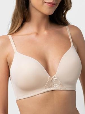 Voorgevormde BH zonder beugel - Soft Bh - Comfortabele T-shirt bh met dunne bandjes