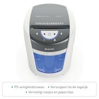 Leitz IQ OptiMax Home Office 225 papiervernietiger Microversnippering 58 dB Grijs, Wit - thumbnail