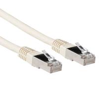 ACT Ivoor 10 meter LSZH SFTP CAT6A patchkabel met RJ45 connectoren - thumbnail