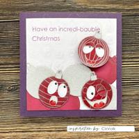 Vaessen Creative • clear stamps kerstballen 2 12st. - thumbnail