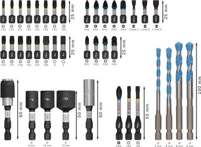Bosch Professional PRO Impact Mixed Boor-/bitset 40-delig - 2608521U85