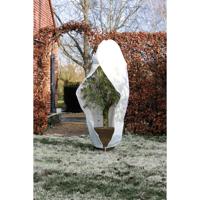 NATURE Winterafdekhoes met rits - Wit - thumbnail