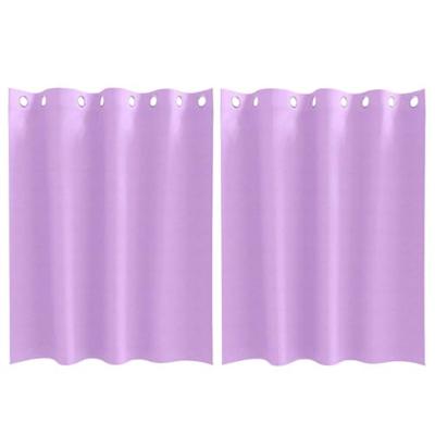 VidaXL Zwart-out gordijnen met ringen 2 pcs paars 140 x 140 cm VidaXL Zwart-out gordijnen met ringen 2 pcs paars 140 x 140 cm