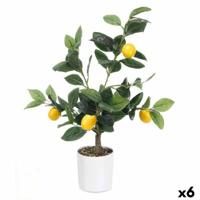 Decoratieve plant Ibergarden Schuim Polyethyleen Melamine Citroenboom 40 x 58 x 38 cm (6 Stuks) - thumbnail