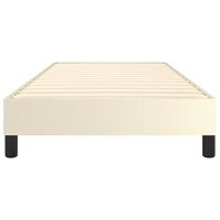 Bedframe kunstleer crmekleurig 100x200 cm - thumbnail