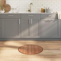 Vloerkleed rond 60 cm bamboe naturel - thumbnail