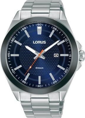 Lorus RH937PX9 Horloge staal zilverkleurig-blauw 44 mm Lorus RH937PX9 Horloge staal zilverkleurig-blauw 44 mm