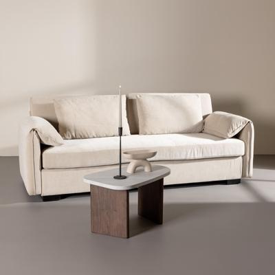 Nohr 3-zits Bank 'Mickle' 230cm, kleur Bruin Nohr 3-zits Bank 'Mickle' 230cm, kleur Bruin