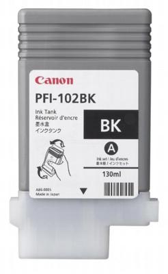 Canon Inktcartridge PFI-102BK Origineel Zwart 0895B001 Canon Inktcartridge PFI-102BK Origineel Zwart 0895B001