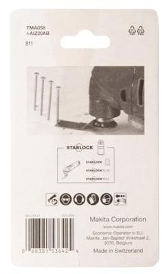 Makita Accessoires b-64923 | tma058 invalzaagblad | 20mm | staal - b-64923