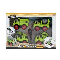 Toi-Toys Cars & trucks bouwvoertuigen met schroevendraaier - thumbnail