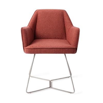 Jesper Home Tome eetkamerstoel Shabby Saffron beehive steel