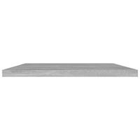Wandschappen 4 st 60x40x1,5 cm bewerkt hout betongrijs - thumbnail