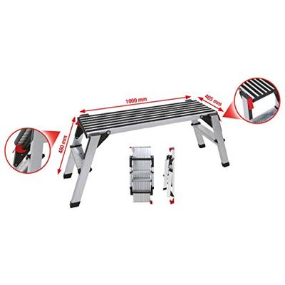 KS Tools 800.0960 Aluminium Werkplatform Inklapbaar Zwart-zilver 7300 g