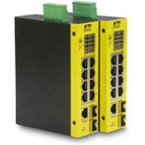 KTI Networks KGS-1060 Industriële 10 poorts L2 managed Gigabit switch met 2 SFP poorten