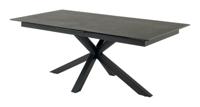 Sohome Uitschuifbare Eettafel 'Parker' Keramiek, 200-240 x 100cm, kleur zwart - thumbnail