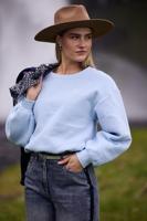 Nukus Amalia Pullover | Ice - thumbnail