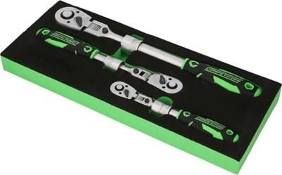 KS Tools 512.0103 COMPETITION Teleskop-Ratschen-Satz,3-tlg 512.0103 Dopsleutelset - thumbnail