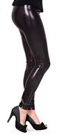Legging metallic zwart - thumbnail