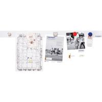 magnetoplan Magneetstrip 16151 (l x b) 100 cm x 5 cm Wit - thumbnail