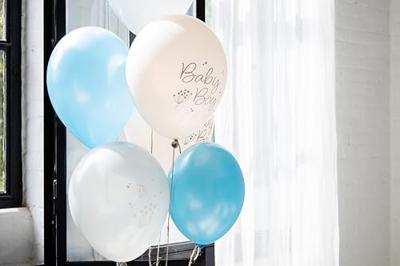 Ballonnen Blooming Baby Boy (6st)