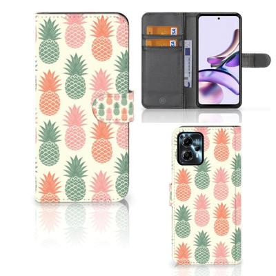 Motorola Moto G13 | G23 | Book Cover | Ananas