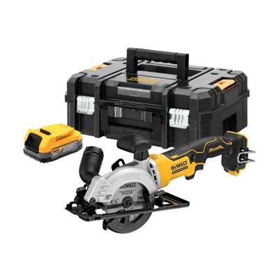 DeWalt DCS571E1T Accu Cirkelzaag | 115mm | 18V XR Powerstack | in TSTAK - DCS571E1T-XJ