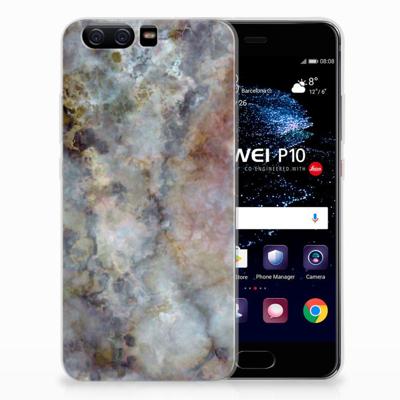 Huawei P10 | TPU | Siliconen hoesje | Marmer Grijs Huawei P10 | TPU | Siliconen hoesje | Marmer Grijs