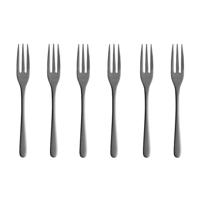 Sambonet Gebaksvorkjes Taste Zwart 6 Stuks - thumbnail