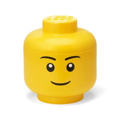 Room Copenhagen LEGO Storage Head "Boy", Geel opbergdoos Room Copenhagen LEGO Storage Head "Boy", Geel opbergdoos
