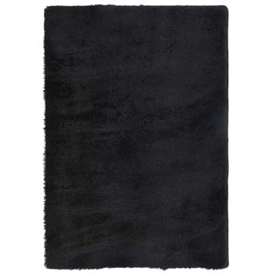Hoogpolig vloerkleed NAVARRA 200x290 cm polyester zwart