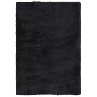 Hoogpolig vloerkleed NAVARRA 200x290 cm polyester zwart - thumbnail