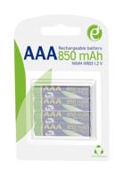 Oplaadbare AAA batterijen 4 stuks 850mAh - thumbnail