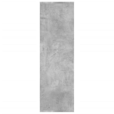 Boekenkast 98x30x98 cm spaanplaat betongrijs