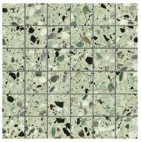 Medley terrazzo Leaf mozaiek 5x5 op net van 30x30 - thumbnail