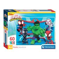 Clementoni legpuzzel super color marvel spidey, 60st. - thumbnail