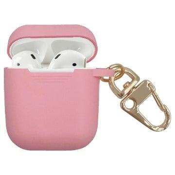 Høyde - AirPods 1 / 2 - Softcase hoesje - Lichtroze Høyde - AirPods 1 / 2 - Softcase hoesje - Lichtroze