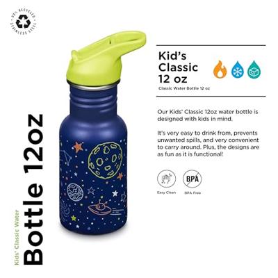 Klean Kanteen KlK 12oz Classic Narrow met flipsportdop Drinkfles
